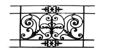 barandilla, rejilla de balcón, balcone de cruces, de fundición moldeada y de hierro forjado_Pajarito_PE