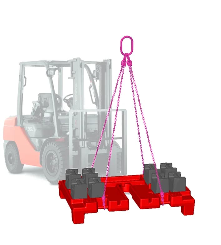 Masa de lastre VGP estándar de prueba de carga