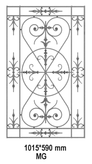 Reja de hierro forjado - Referencia MG