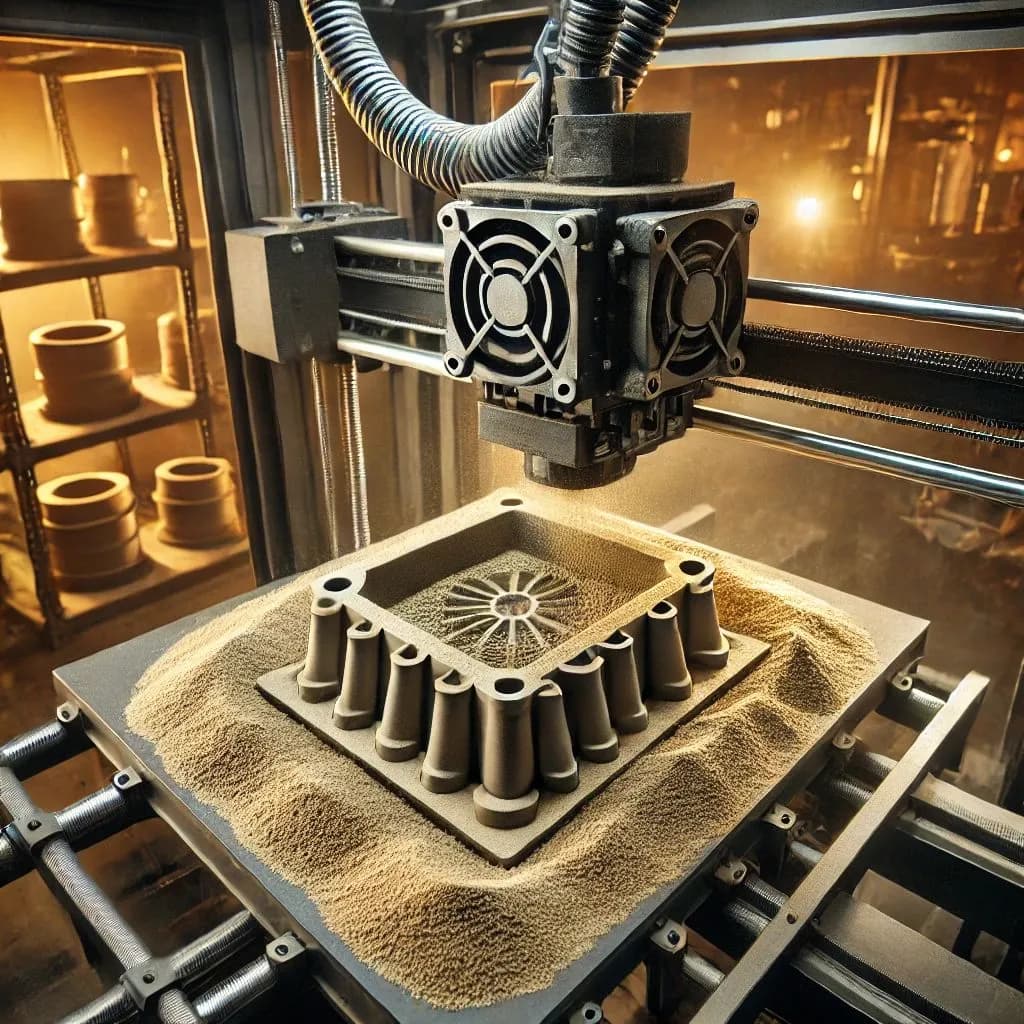 Fundición 3D Fundición Pajarito – impresión aditiva de arena y prototipado