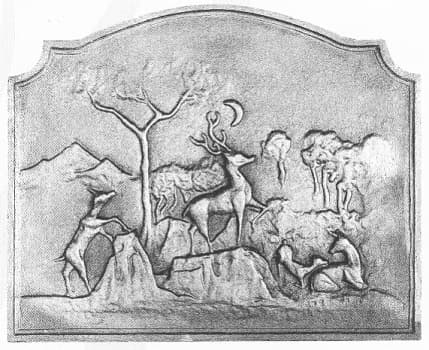 Ciervos a la luz de la luna con bóveda