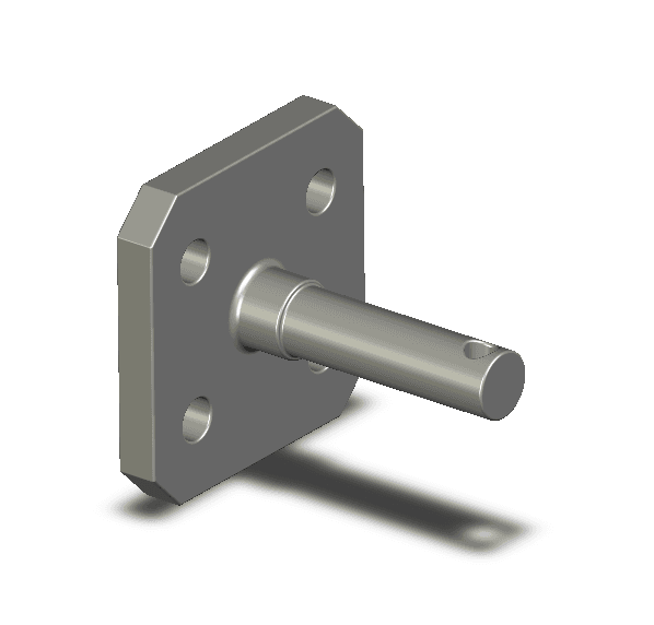 Fijación lateral SDF para masa de tractor monobloque