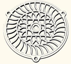 Rejilla redonda DIAM180