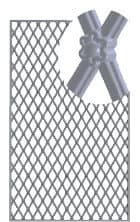 Rejilla de puerta de fundición — Referencia QE