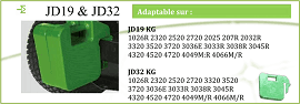 Masas de tractor John Deere 32 kg - JD32