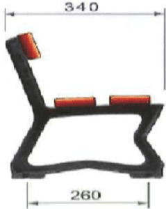 Pie de banco de educación infantil