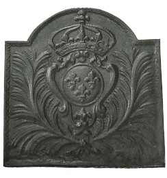 Plaque décorée de cheminée