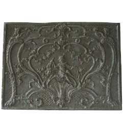 Plaque décorée de cheminée