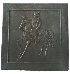 Plaque décorée de cheminée