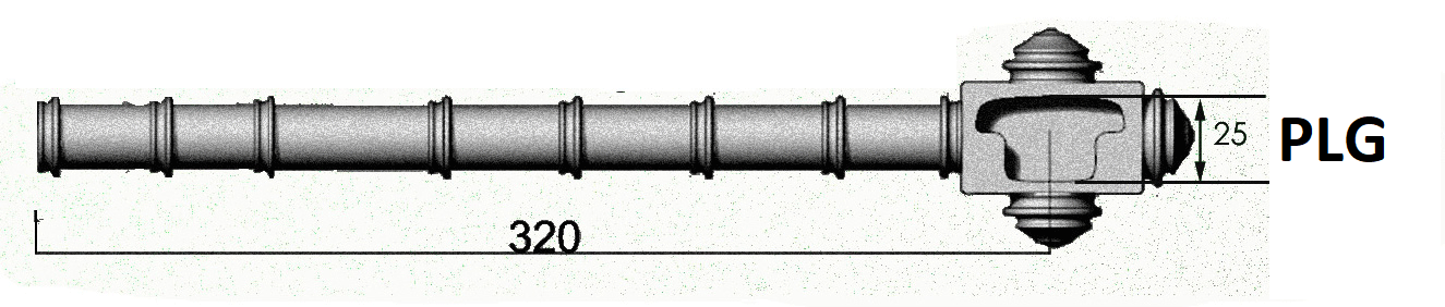 PATTE DE SCELLEMENT FONTE FER FORGE LOISELET - PLD