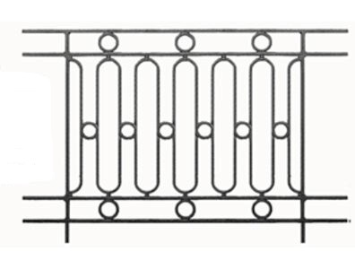 Barandillas de guardia de hierro fundido Pajarito - RL