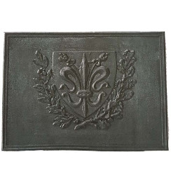 Plaque décorée de cheminée