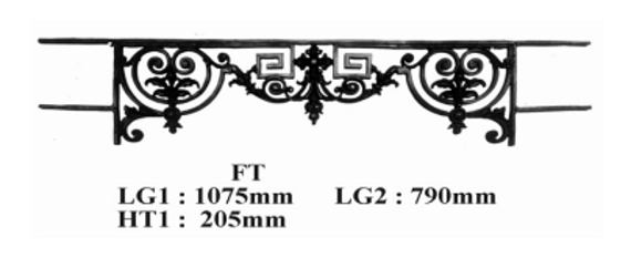 BARRE D'APPUI DE FENETRE GARDE CORPS BALUSTRADE LOISELET - FT