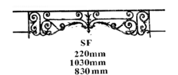 BARRE D'APPUI DE FENETRE GARDE CORPS BALUSTRADE LOISELET - SF