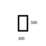 dimensions - 300x500